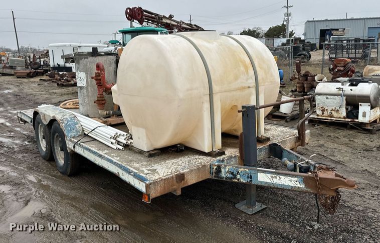 image for item NN9369 1991 Boyer pump trailer