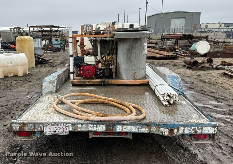 image for item NN9369 1991 Boyer pump trailer