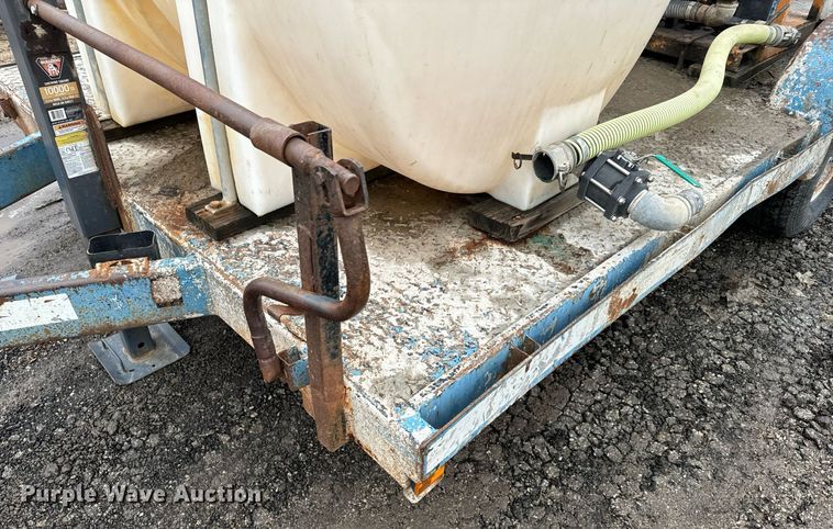image for item NN9369 1991 Boyer pump trailer