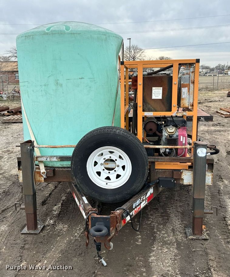 image for item NN9370 2002 PJ equipment trailer with grout pump