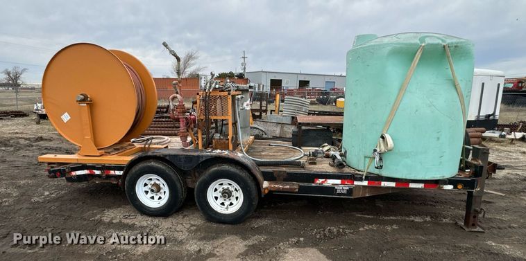 image for item NN9370 2002 PJ equipment trailer with grout pump