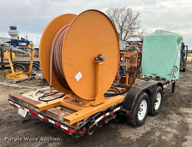 image for item NN9370 2002 PJ equipment trailer with grout pump