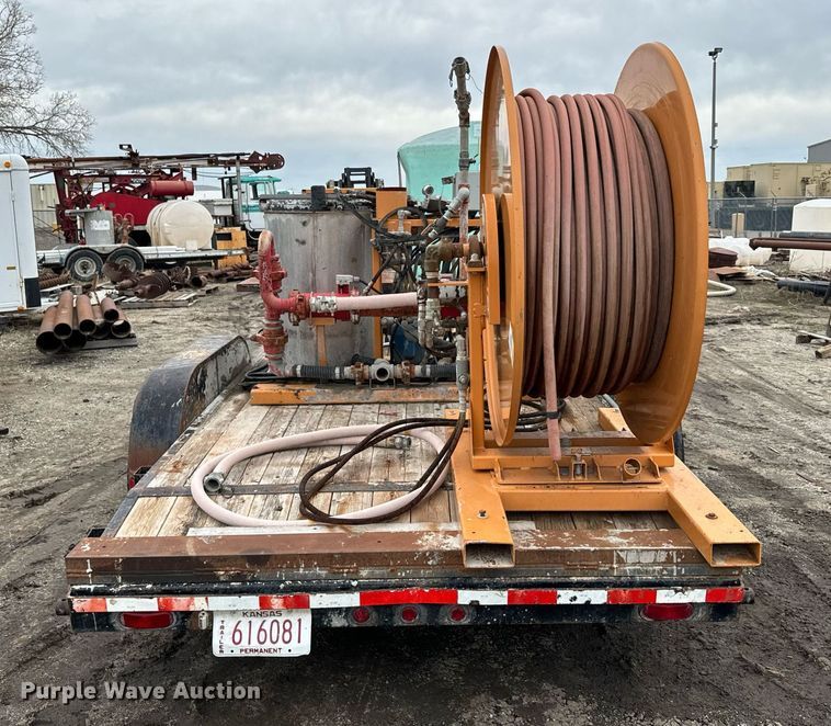 image for item NN9370 2002 PJ equipment trailer with grout pump