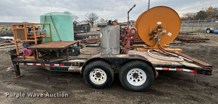 image for item NN9370 2002 PJ equipment trailer with grout pump