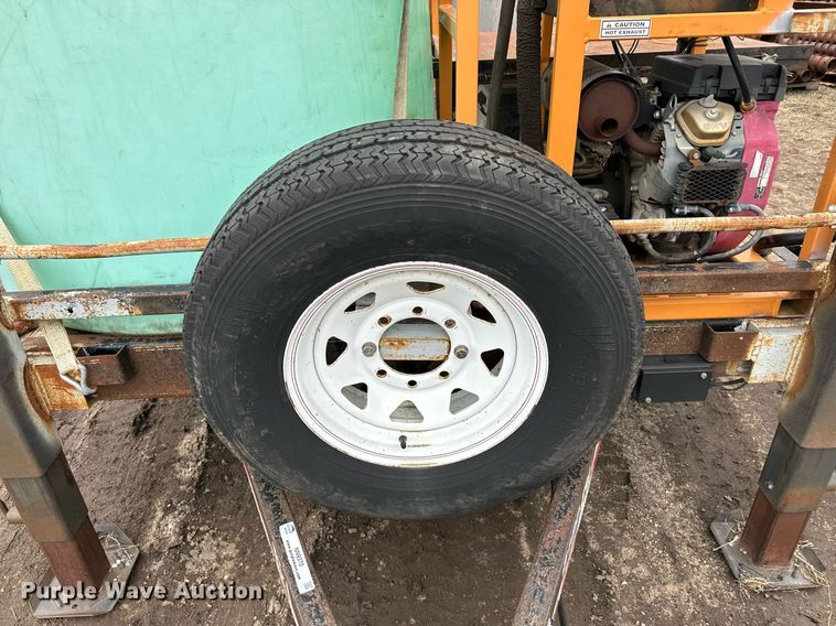 image for item NN9370 2002 PJ equipment trailer with grout pump