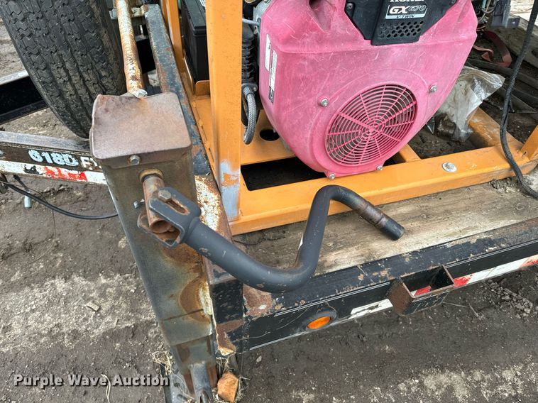 image for item NN9370 2002 PJ equipment trailer with grout pump