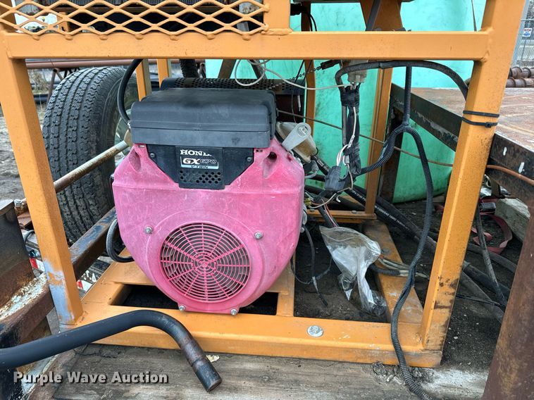 image for item NN9370 2002 PJ equipment trailer with grout pump