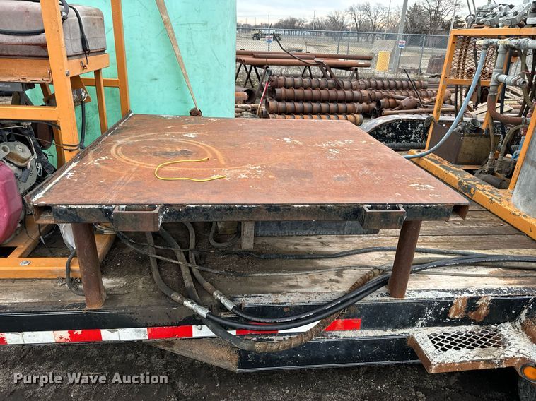 image for item NN9370 2002 PJ equipment trailer with grout pump