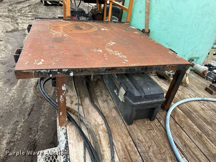 image for item NN9370 2002 PJ equipment trailer with grout pump