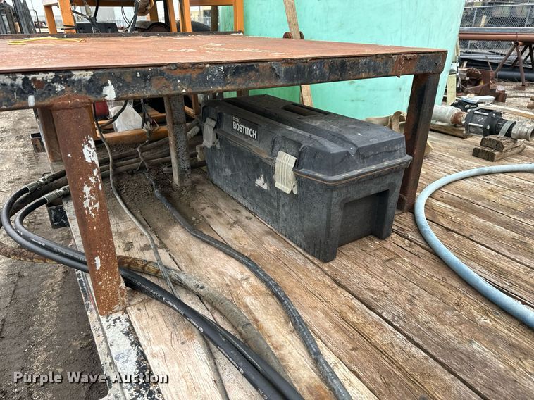 image for item NN9370 2002 PJ equipment trailer with grout pump