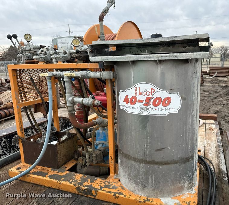 image for item NN9370 2002 PJ equipment trailer with grout pump