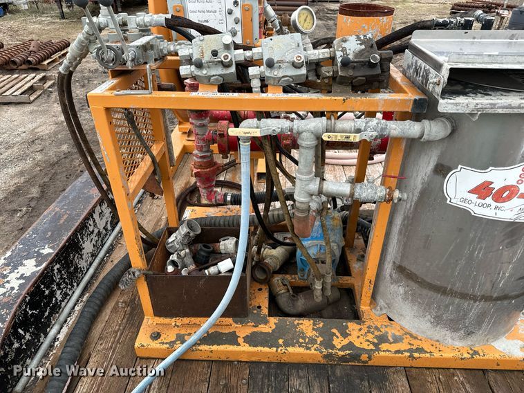 image for item NN9370 2002 PJ equipment trailer with grout pump