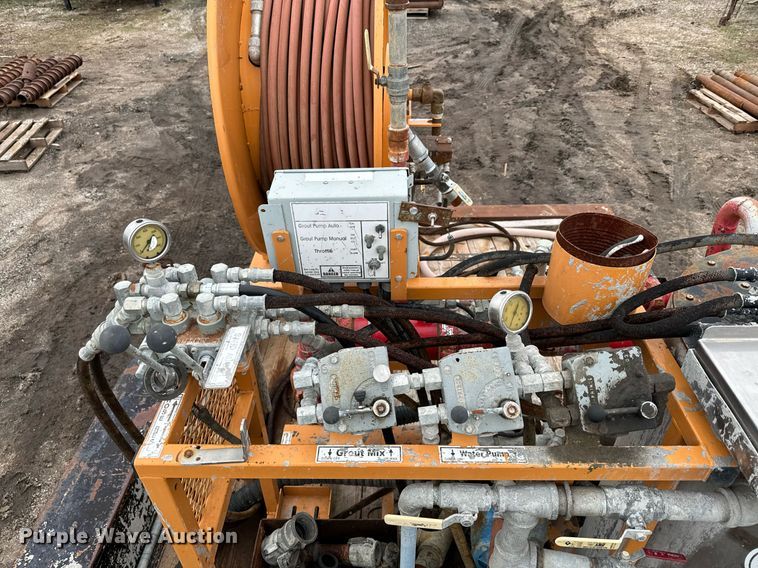 image for item NN9370 2002 PJ equipment trailer with grout pump