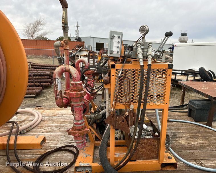 image for item NN9370 2002 PJ equipment trailer with grout pump