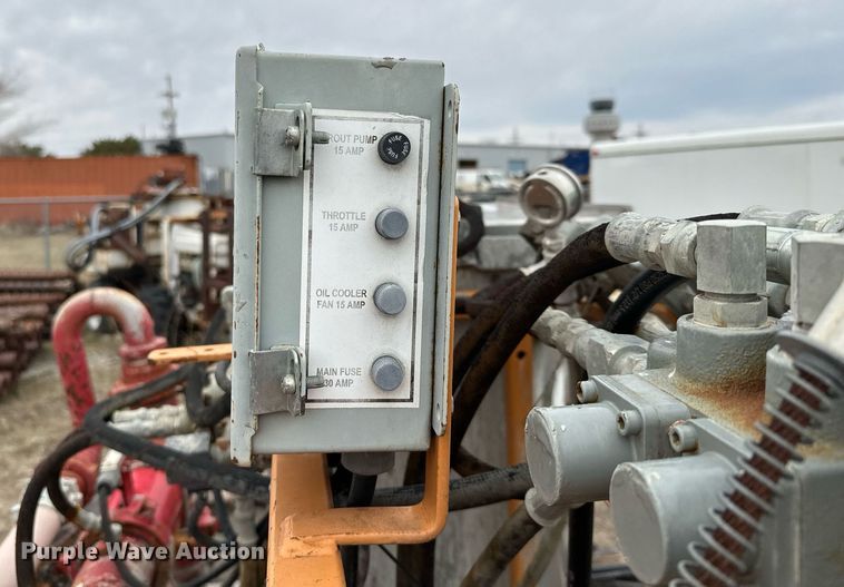 image for item NN9370 2002 PJ equipment trailer with grout pump