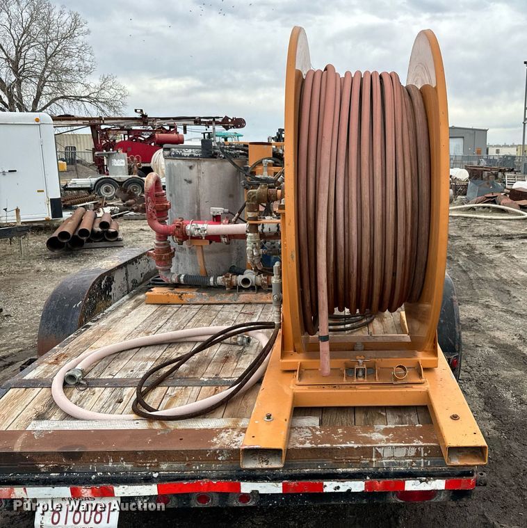 image for item NN9370 2002 PJ equipment trailer with grout pump