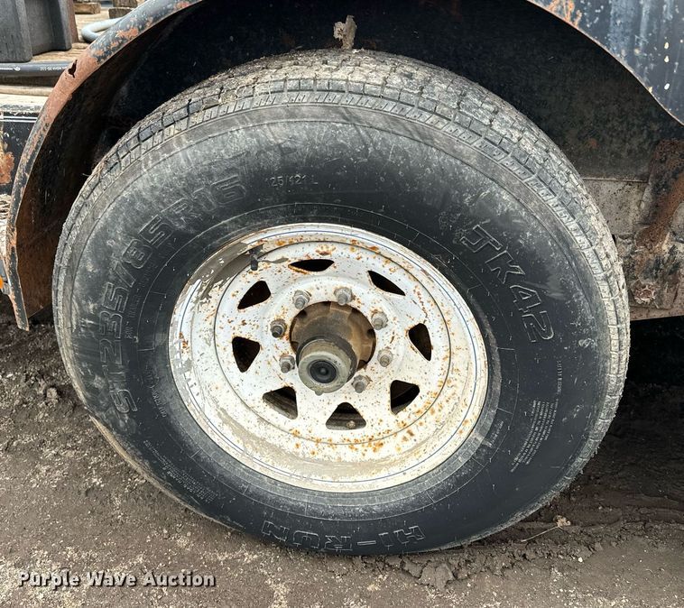 image for item NN9370 2002 PJ equipment trailer with grout pump