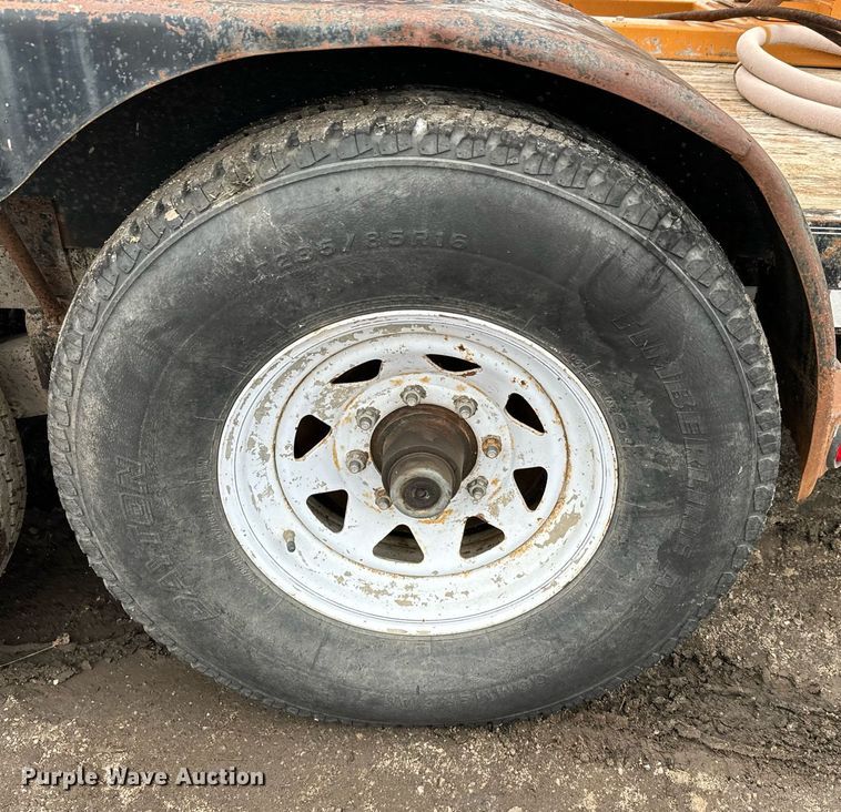 image for item NN9370 2002 PJ equipment trailer with grout pump