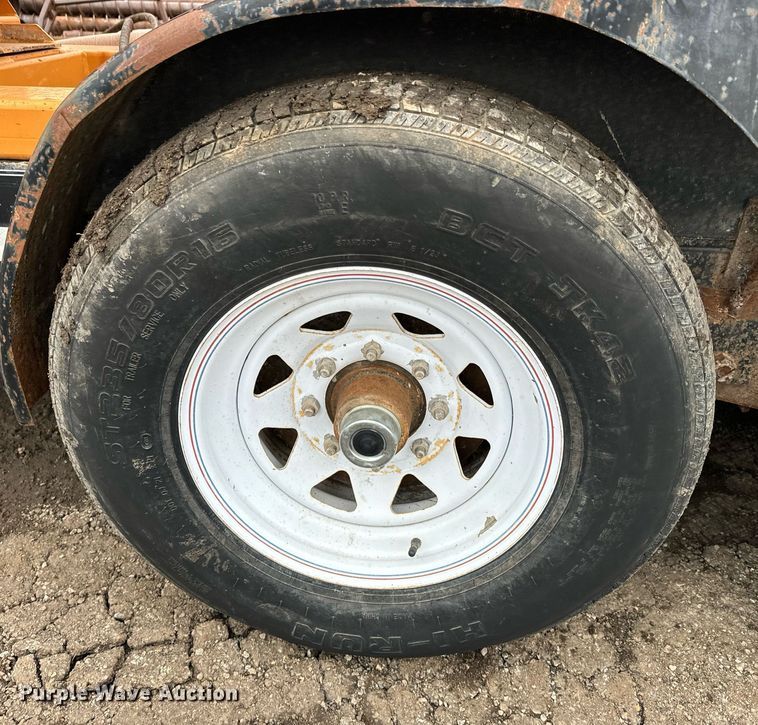 image for item NN9370 2002 PJ equipment trailer with grout pump