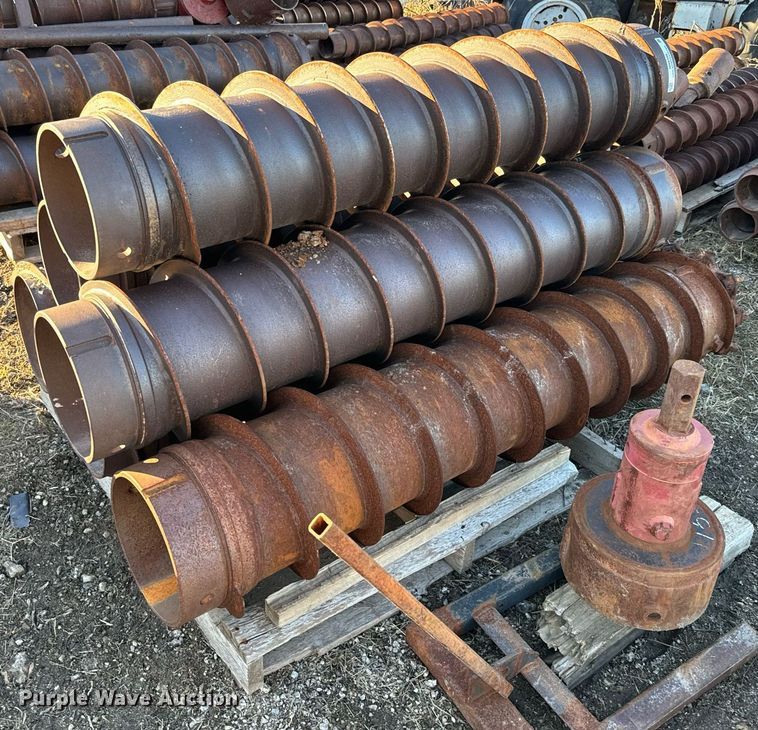 image for item NN9399 Approximately 6 hollow stem augers