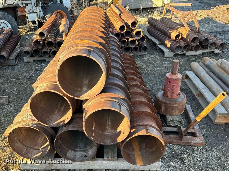 image for item NN9399 Approximately 6 hollow stem augers