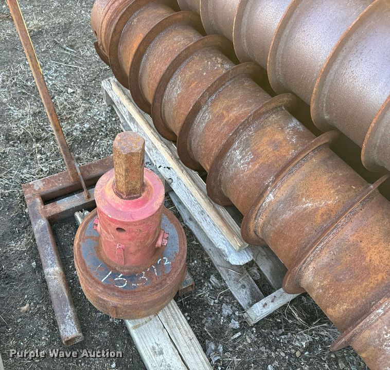 image for item NN9399 Approximately 6 hollow stem augers