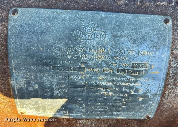 image for item NN9404 Wheatley  mud pump