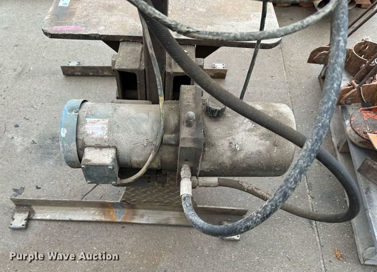 image for item NN9408 Shop built hydraulic press