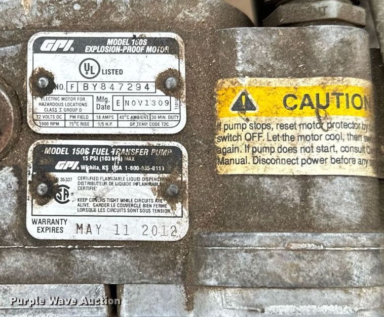 image for item NN9411 (2) 50 gallon auxiliary fuel tanks