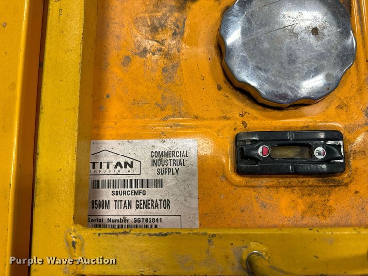 image for item NN9419 Titan 8500M generator