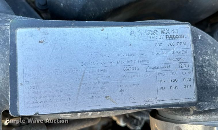 image for item NN9442 2016 Kenworth T880 dump truck