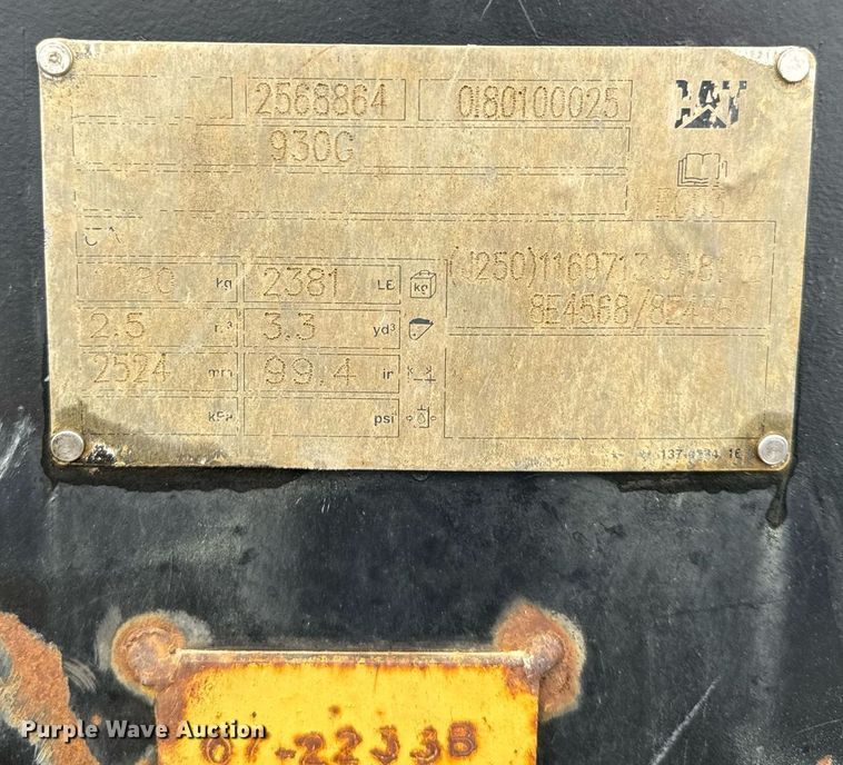 image for item NN9444 2008 Caterpillar  930H wheel loader