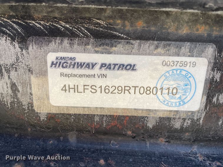 image for item NN9449 1994 Gold Star equipment trailer