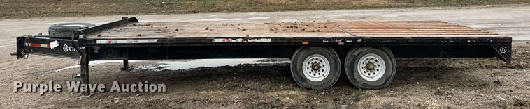 image for item NN9454 2009 Circle D flatbed trailer