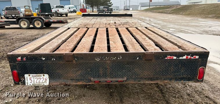 image for item NN9454 2009 Circle D flatbed trailer