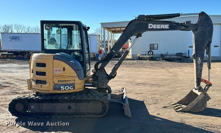 image for item NN9470 2013 John Deere  50G mini excavator