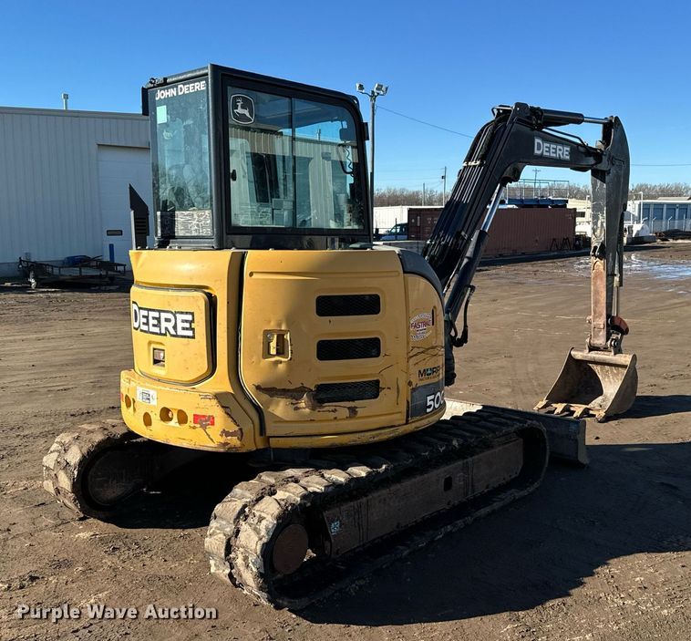 image for item NN9470 2013 John Deere  50G mini excavator