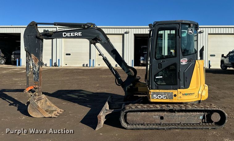 image for item NN9470 2013 John Deere  50G mini excavator