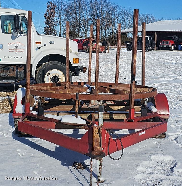 image for item NP9313 2012 Shop built reel trailer