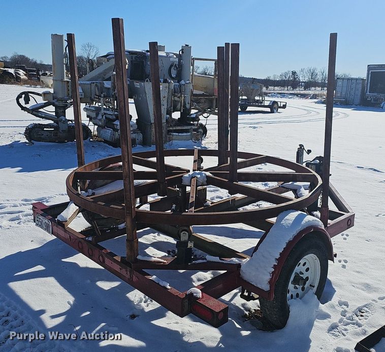image for item NP9313 2012 Shop built reel trailer