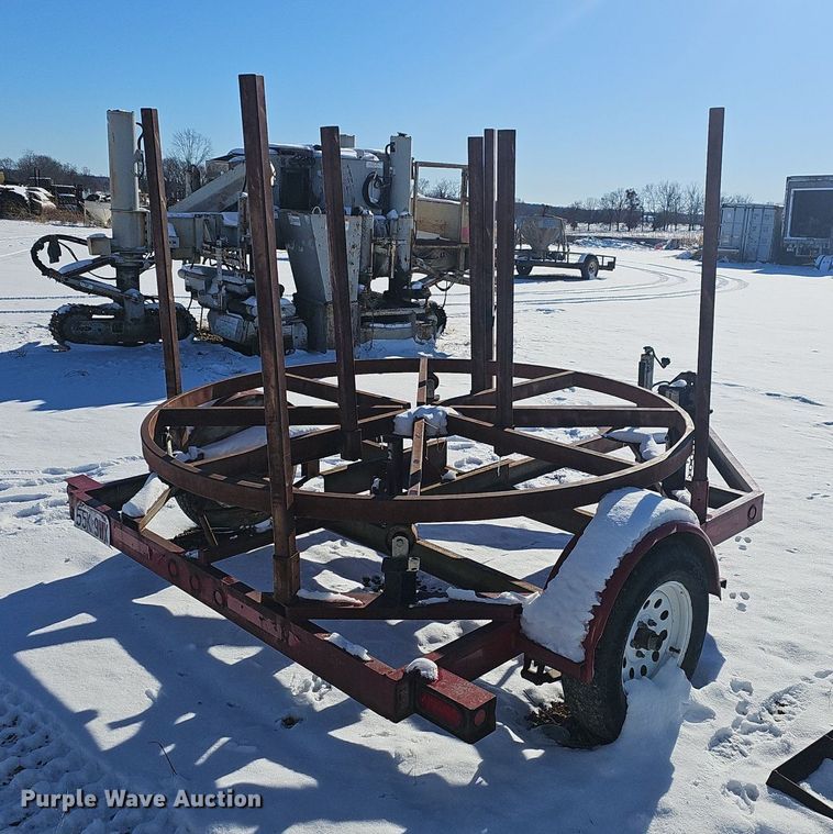 image for item NP9313 2012 Shop built reel trailer