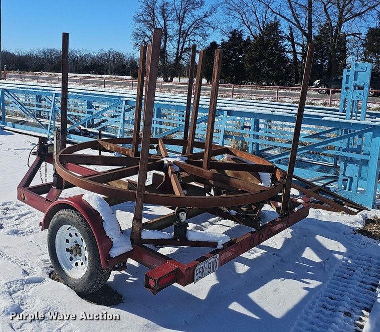 image for item NP9313 2012 Shop built reel trailer