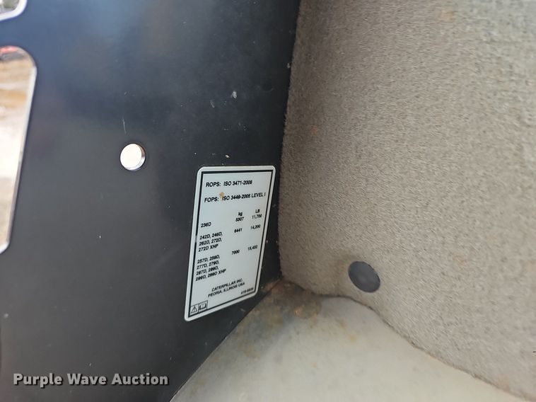 image for item NP9327 2014 Caterpillar 259D tracked skid steer loader