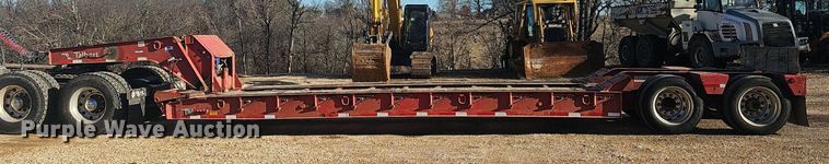 image for item NP9366 1997 Talbert lowboy equipment trailer