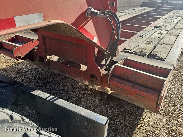 image for item NP9366 1997 Talbert lowboy equipment trailer