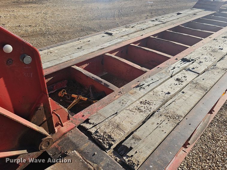 image for item NP9366 1997 Talbert lowboy equipment trailer