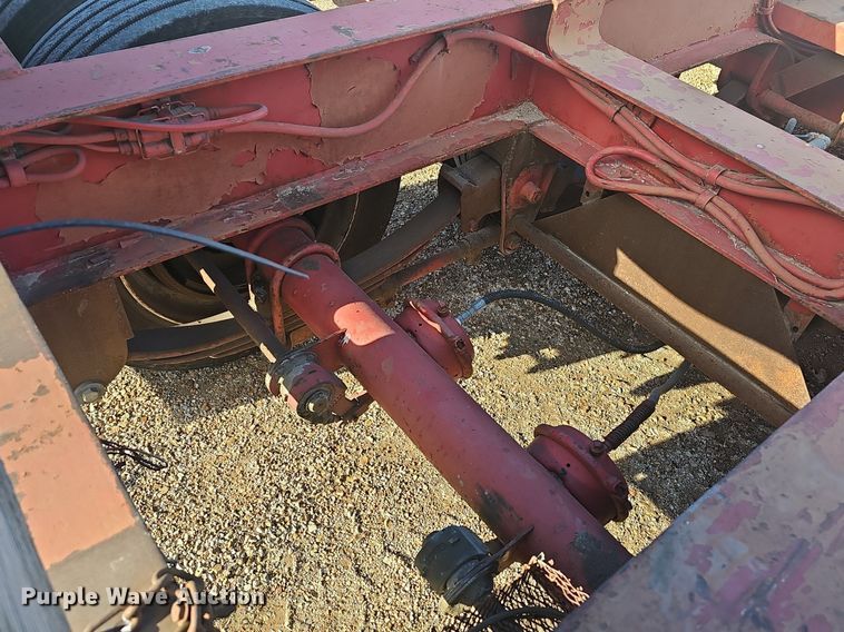 image for item NP9366 1997 Talbert lowboy equipment trailer