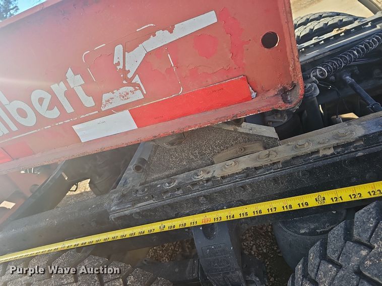 image for item NP9366 1997 Talbert lowboy equipment trailer