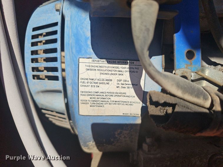 image for item NP9366 1997 Talbert lowboy equipment trailer