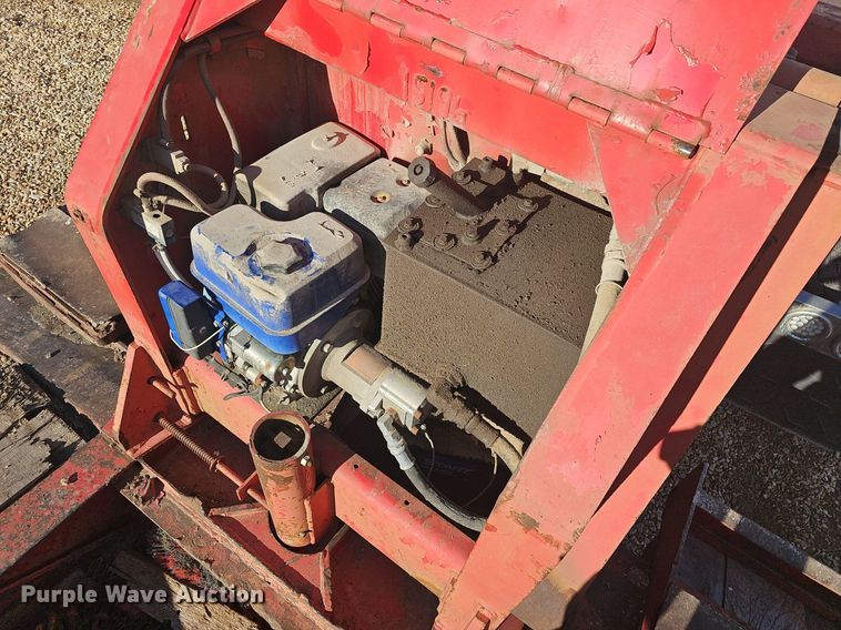 image for item NP9366 1997 Talbert lowboy equipment trailer